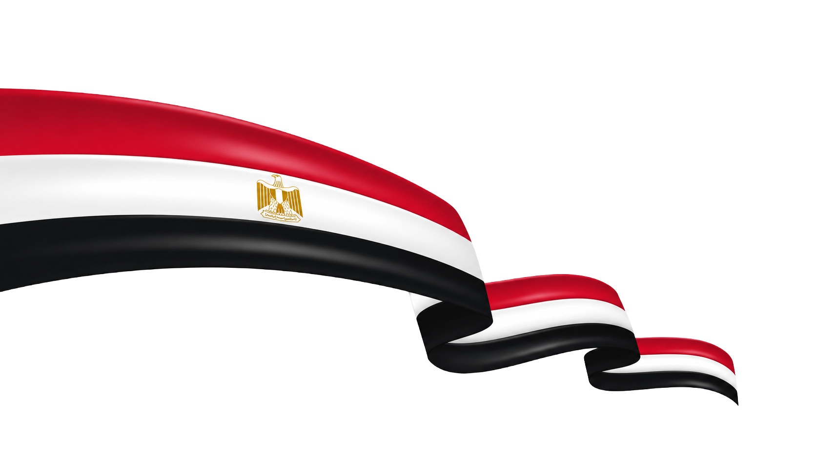 Egypt flag ribbon