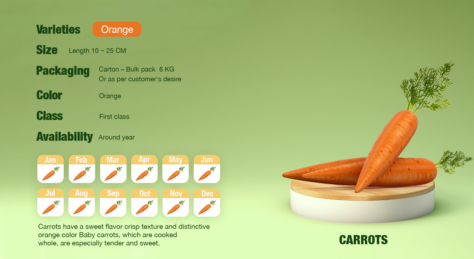 Carrot Calendar