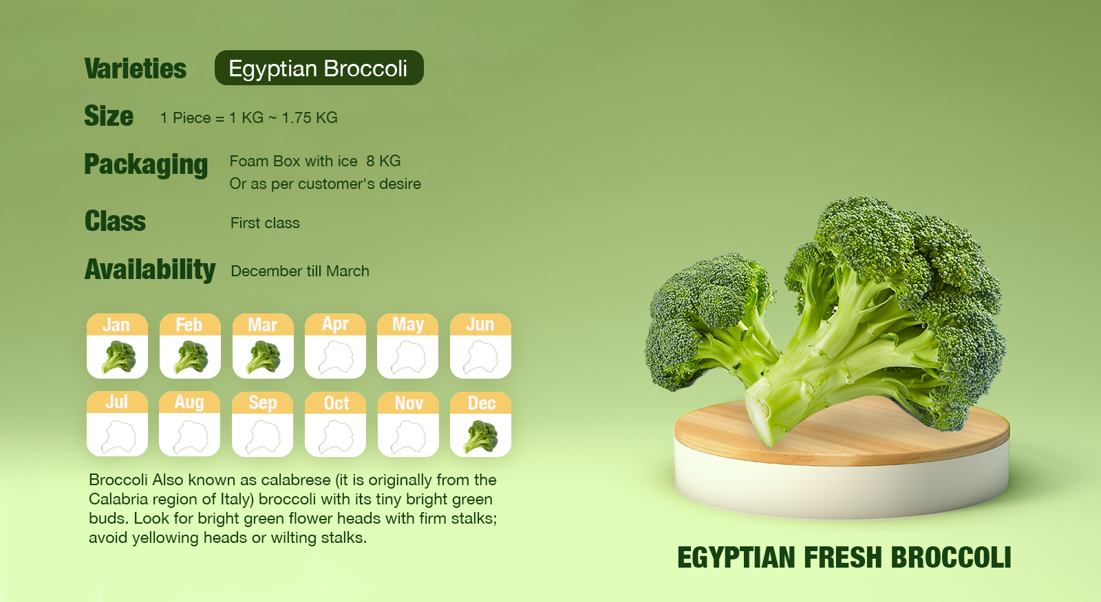 Broccoli Calendar