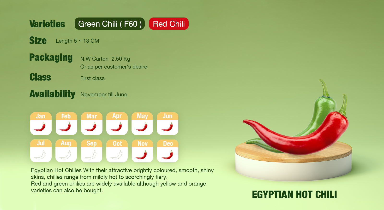 Egyptian Hot Chili
